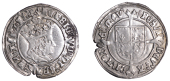Henry VII (1485-1509), Profile issue, Groat, regular type, mm. pheon, triple band to crown, reads agl z fr, double...