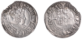 Henry VII (1485-1509), Profile issue, Groat, regular type, mm. cross-crosslet (additionally two pellets to left on...