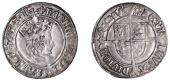 Henry VII (1485-1509), Profile issue, Groat, regular type, mm. cross-crosslet (additionally two pellets to left on...