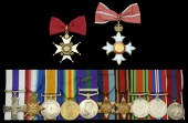 A post-War C.B., Second War C.B.E., Great War ‘Egyptian theatre’ M.C. group of twelve awarded to Brigadier F. C....