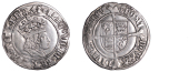Henry VII (1485-1509), Profile issue, Groat, regular type, mm. cross-crosslet, triple band to crown, reads agl z...