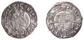 Henry VII (1485-1509), Profile issue, Halfgroat, York, Abp Bainbridge, mm. martlet, keys below shield, reads henric,...