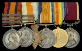 Six: Regimental Quartermaster Sergeant A. Tomey, Corps of Military Accountants, late South Wales Borderers and Royal...