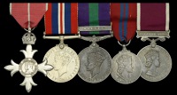 A post-War M.B.E. group of five awarded to Lieutenant-Colonel T. R. Shimmin, Royal Army Pay Corps

The Most...