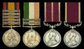 Four: Staff Sergeant Major A. H. Stevens, Army Pay Corps, late West Yorkshire Regiment, who was wounded at Monte...