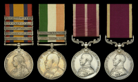 Four: Staff Sergeant Major A. H. Stevens, Army Pay Corps, late West Yorkshire Regiment, who was wounded at Monte...