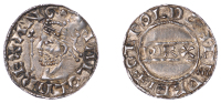 Harold II (1066), Penny, Pax type [BMC I], Gp A, struck at Lewes by the moneyer Oswold, crowned head left, sceptre...