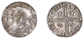 Edward the Confessor (1042-1066), Penny, PAXC type [BMC IV; BEH D], struck at Sandwich by Leofwine, draped and...