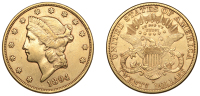 United States of America, Twenty Dollars, 1894s, San Francisco (KM 74.3). Good very fine	 £2,400-£3,000