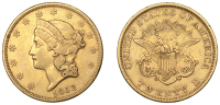 United States of America, Twenty Dollars, 1852, Philadelphia (KM 74.1). Very fine	 £2,400-£3,000