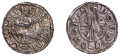Æthelred II (978-1016), Penny, CRVX type [BMC IIIa; BEH C], struck at Totnes by Doda, draped bust left, sceptre in...