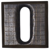ENGLAND, Pavement series, Medal No.3, 1995, a uniface openwork square cast bronze plaque by R.D. Shelton [Lunt...