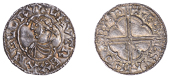 Cnut (1016-1035), Penny, Quatrefoil type [BMC VIII; BEH E], struck at Bath by Æthelstan, draped and crowned bust...