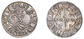 Cnut (1016-1035), Penny, Quatrefoil type [BMC VIII; BEH E], struck at Thetford by Tidræd, draped and crowned bust...