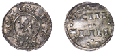Danelaw, St Peter coinage, Phase 1 (c. 910-20), of the Two Line type, struck at York, sciie trih in two lines...