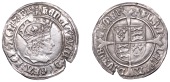 Henry VIII (1509-1547), First coinage, Groat, mm. castle (with pellet to left on obv.), reads agl z f, double...