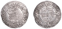Henry VII (1485-1509), Profile issue, Groat, regular type, mm. cross-crosslet, triple band to crown, reads agl z...