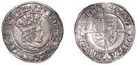 Henry VII (1485-1509), Profile issue, Groat, regular type, mm. cross-crosslet, triple band to crown, reads agl z...