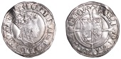 Henry VII (1485-1509), Profile issue, Groat, regular type, mm. pheon, triple band to crown, reads agl z f, double...