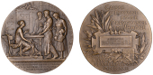 FRANCE, Caisse d’épargne et de prévoyance du Rhône [Savings and Provident Bank of the Rhône], 1897, a bronze...