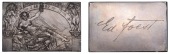 AUSTRIA, Prost Neujahr – 60 Geburstag von Eduard Foest [Happy New Year and 60th Birthday of Edward Foest], 1897, a...