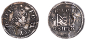 Kings of Wessex, Alfred the Great, Third Coinage, Penny of the London Monogram type, struck by the moneyer Tilewine,...