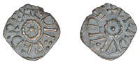 Kings of Northumbria, Æthelred II, Second Reign, Styca, Gp Ci, struck by the moneyer Eardwulf, +eadilred rex around...