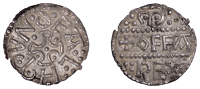 Kings of Mercia, Offa, Heavy coinage, c. 792-96, Struck at London by Eahlmund, m / + offa / rex in three lines...