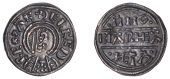 Kings of Wessex, Æthelred I (865/6-871), Penny, Lunettes type, struck from London dies by the moneyer Biarneah,...