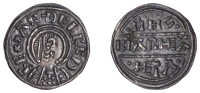 Kings of Wessex, Æthelred I (865/6-871), Penny, Lunettes type, struck from London dies by the moneyer Biarneah,...