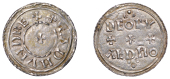 Eadmund (939-946), Penny, Two Line type [HT 1], struck by the moneyer Deorwald, +æadmvnd rex around small cross,...