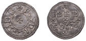 Eadgar (959-975), Penny, Two Line type [HT 1], struck from midlands dies by Æthelred, +eadgar re around small...