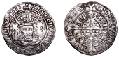Henry VII (1485-1509), Facing Bust issue, Groat, class IVb [Lettering G4b], mm. cross-crosslet, single-arched crown...