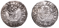 Henry VII (1485-1509), Profile issue, Groat, regular type, mm. cross-crosslet (additionally with two pellets to...