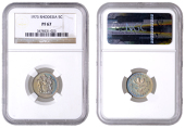 Rhodesia, Republic (1970-1978), Proof 5 Cents, 1973, Pretoria (KM 12). Lightly toned, otherwise as struck, rare...