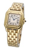Cartier. A lady’s gold bracelet watch, Ref. 1070, Panthère, circa 1990.
Movement: cal. 157 T, quartz, 4...