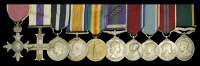 A most unusual Second War O.B.E., Great War M.C., Second War K.P.M. group of ten awarded to Brigadier G. E. T. H....