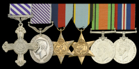 A fine Second War D.F.C., 1941 ‘immediate’ D.F.M. group of six awarded to Flight Lieutenant L. Martin, Royal Air...