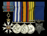 The rare ‘Gambia 1901’ C.M.G. group of five awarded to Rear-Admiral R. Copland-Sparkes, Royal Navy,  who...