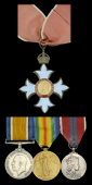 A post-War C.B.E. group of four awarded to Lieutenant E. R. Childe, Royal Warwickshire Regiment, later Chairman,...