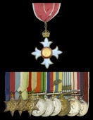 The post-war C.B.E. group of ten awarded to Captain A. F. P. ‘Popski’ Lewis, C.B.E., Royal Navy, who won a...