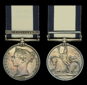 Naval General Service 1793-1840, 1 clasp, Trafalgar (William Bath.) nearly extremely fine	 £5,000-£7,000