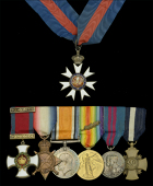 A Great War C.M.G., D.S.O. and U.S.A. Navy Cross group of seven awarded to Captain Lockhart Leith, Royal Navy, for...