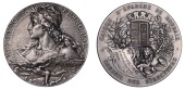 FRANCE, République Française, 1887, a plated bronze medal by L.-A. Bottee and Deleporte, adopted for the Caisse...