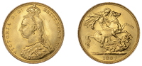 Victoria (1837-1901), Sovereign, 1887 (Hill 125D; S 3866). Lustrous, good extremely fine 	£800-£900