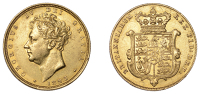 George IV (1820-1830), Sovereign, 1825, type 2 (Hill 10; S 3801). Better than very fine, surfaces rather marked	...