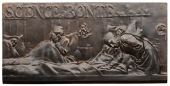 FRANCE, Science Bonté [Science Kindness], 1901, a uniface cast bronze plaque by A.-L.-M. Charpentier, three...