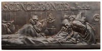 FRANCE, Science Bonté [Science Kindness], 1901, a uniface cast bronze plaque by A.-L.-M. Charpentier, three...