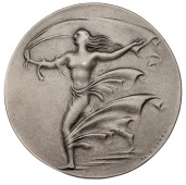 GERMANY, Allegorie auf die Hoffnung [Allegory of Hope], c. 1955, a cast bronze medal by A. Breker for Buderus,...