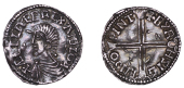 Æthelred II (978-1016), Penny, Long Cross type [BMC IVa; BEH D], struck at Winchester by Beorhtsige, draped bust...
